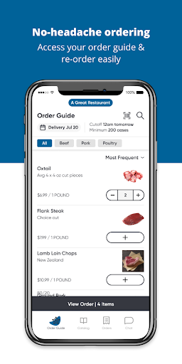 Android application Van Vleet Meat screenshort