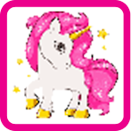 Unicorn Pixel Number Art