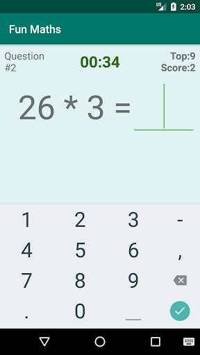Fun Maths Screen 2