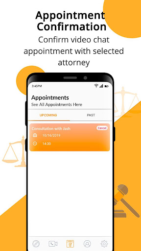 Attorneys Real Time - ART App Screen 3