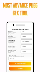 GFX Tool PUBG Pro (Advance FPS  Full Apk Download 1