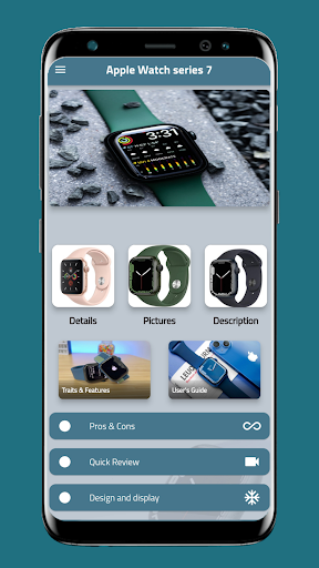 Android application Apple Watch series 7 Guide screenshort