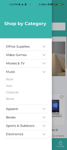 Scarton Cs cart Mobile App Screen 2