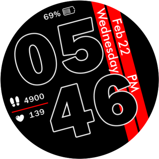 Key WF028 Digital Watch Face Auf Windows herunterladen