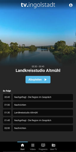 Android application tv.ingolstadt screenshort