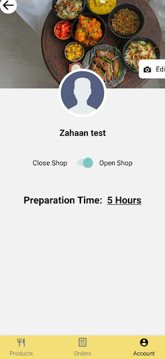 Chefftin Seller Screen 3