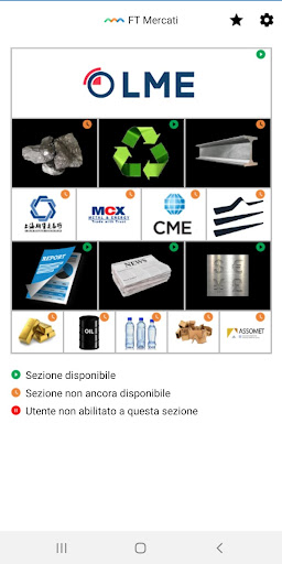 Android application FT Mercati screenshort