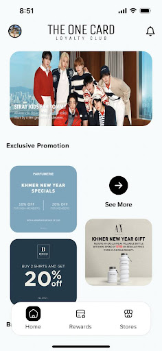 Android application The One Card Loyalty Club screenshort