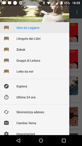 Android application Libri Recensioni screenshort