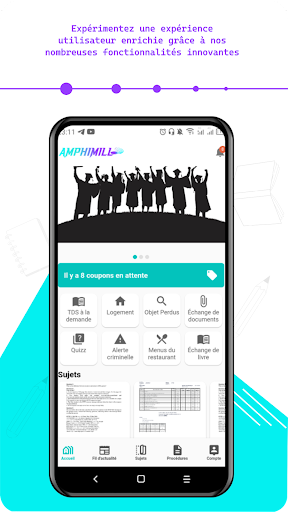 Android application AmphiMill screenshort