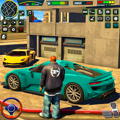 Gangster Car Driving Simulator logo
