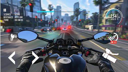Traffic Bike: Driving City 3D 1