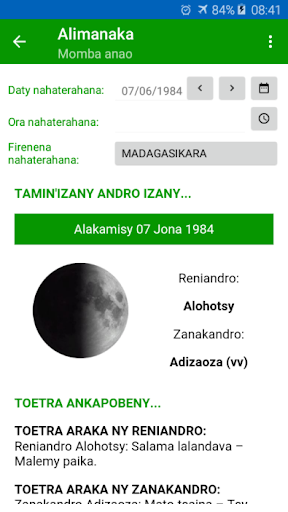Alimanaka- Astrologie Malagasy Screen 3