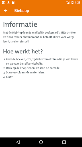 BiebApp Screen 3