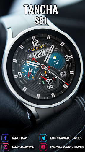 Tancha S81 Hybrid Watch Face screenshot 3