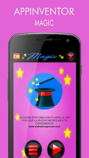 Android application AppInventor Magic screenshort