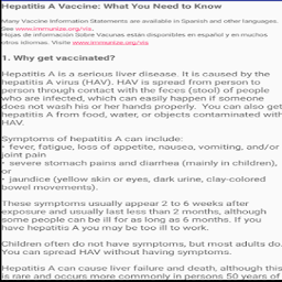 Vaccines Information