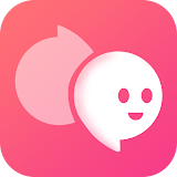 Pink  -  chat and call icon