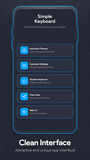 Simple Keyboard for Typing