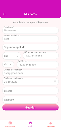MamaCare Screen 3
