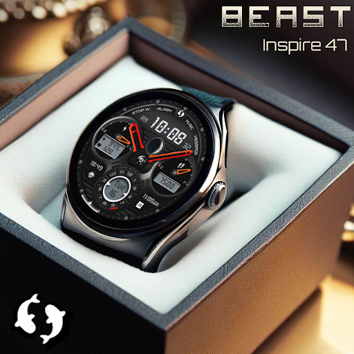 Android application Beast Dark Analog Watch IN47 screenshort