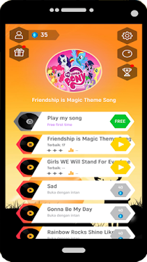 #1. My Little Pony Magic Tiles Hop (Android) By: Nervous