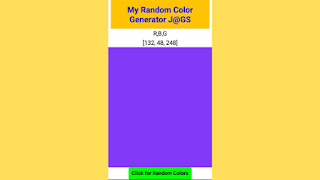 My Color Changing App - Screenshot 1