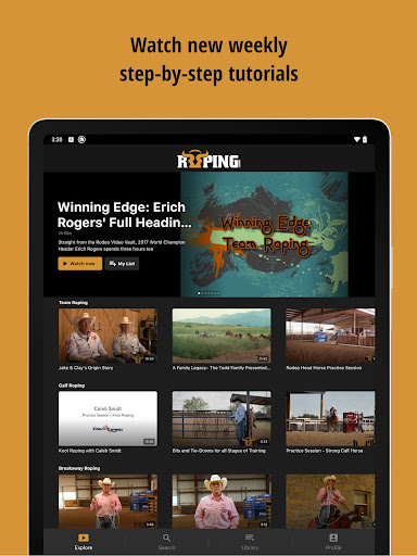 Screenshot of Roping.com