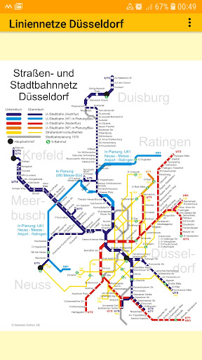 Android application LineNetwork Düsseldorf screenshort