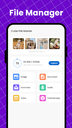 Cube File Manager Screenshot 1 - AppWisp.com