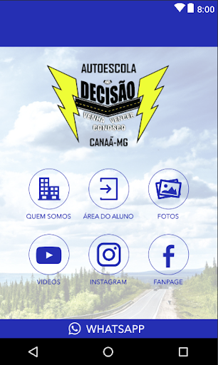 Android application CFC Decisão screenshort