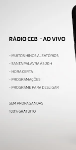 Rádio CCB - Hinos - Ao Vivo