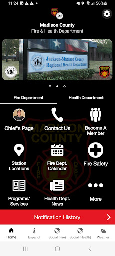 Madison County Fire & Health Screen 2