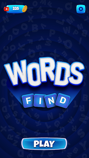 Android application Words Find : Relaxing Game screenshort