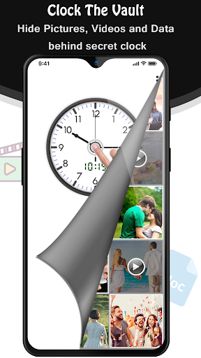 Android application Vault clock : Photo Video Lock screenshort