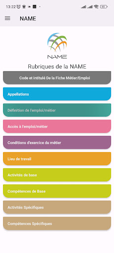 NAME Le référentiel métiers Screen 3