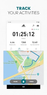 adidas Running App Run Tracker Screenshot
