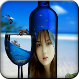 Bottle Photo Frame icon