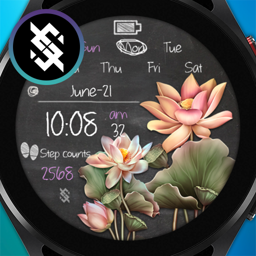 BFF14- Blackboard Art Lotus logo