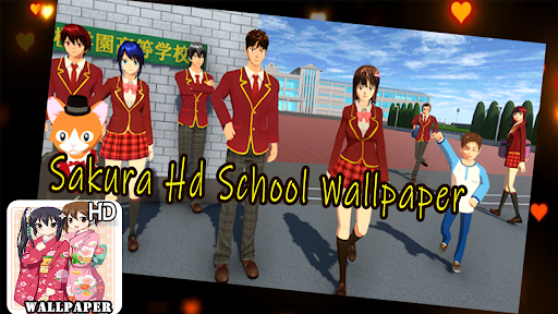Wallpaper sakura school simulator