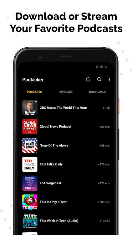 Podkicker Podcast Player - 3.11.0(368) - (Android)