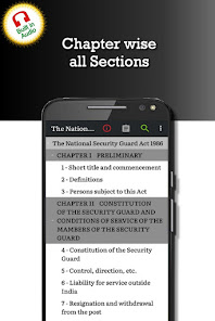 Screenshot 2 National Security Guard Act android