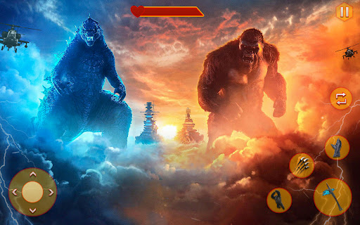 Godzilla x kong City Attack 3D Screen 3