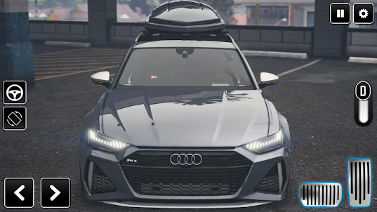 Extreme Audi RS6 City Parking