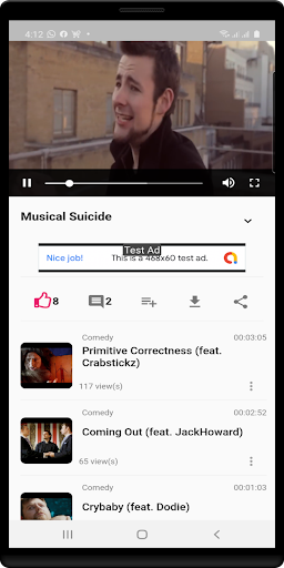 Streamit Flutter Screen 2