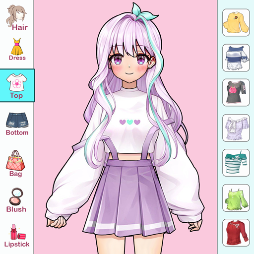 Anime Dress Up and Makeup Game 3.2.6 Icon