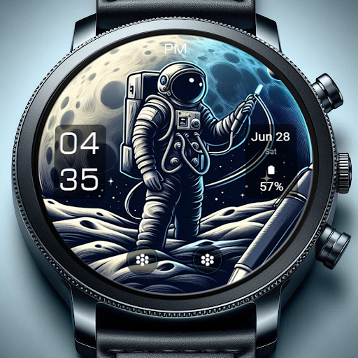 Key WF84 Astronaut Watch Face screenshot 2
