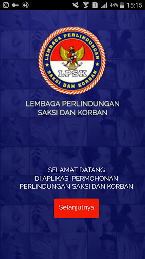 Android application Permohonan Perlindungan LPSK screenshort