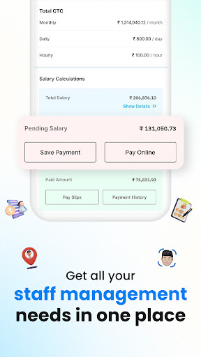 SalaryBox: Attendance, Payroll Screen 2