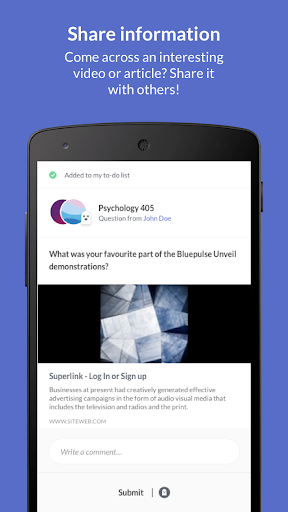Android application Bluepulse screenshort